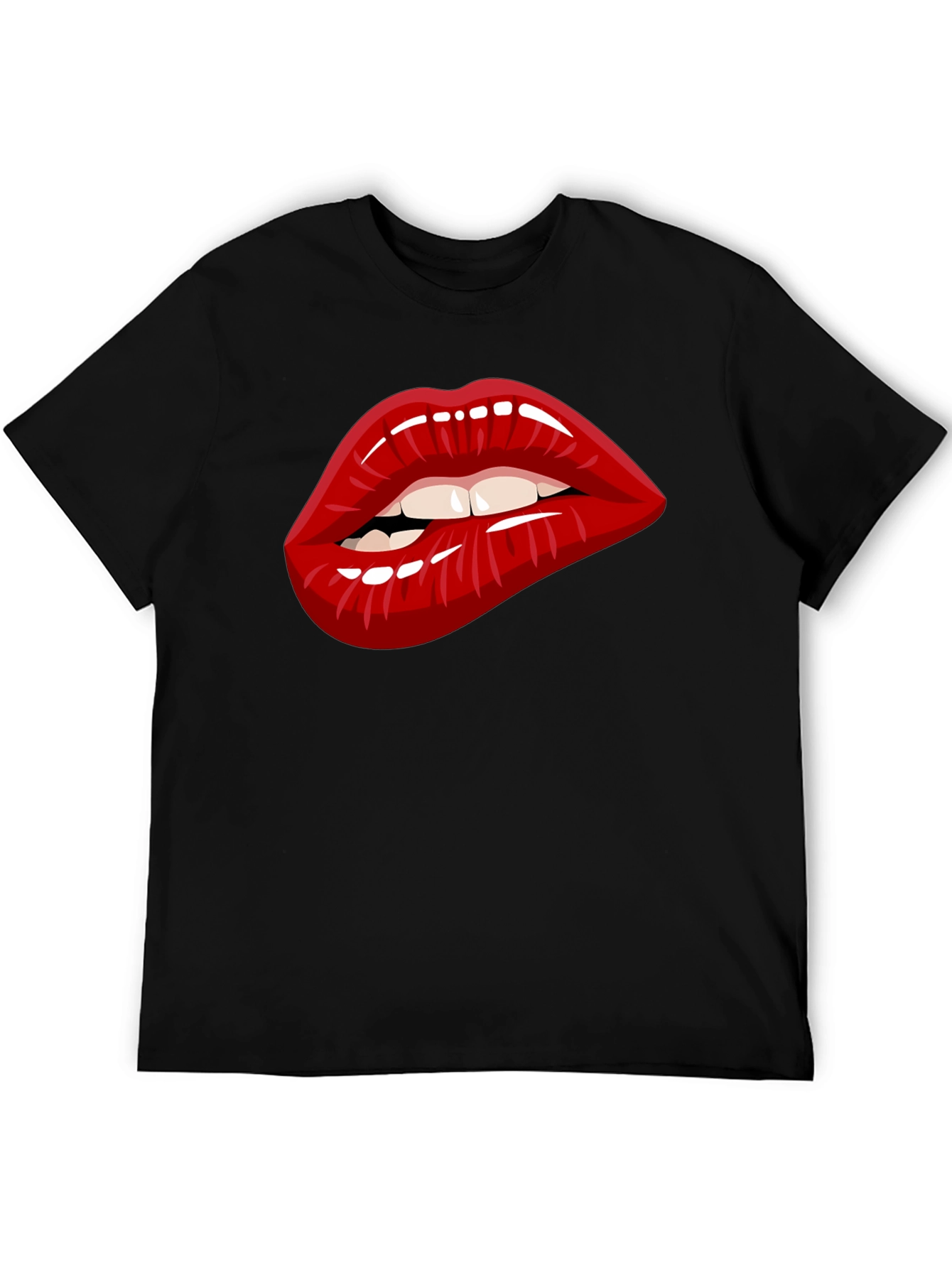 Bold Lip Graphic Tee - Unisex Cotton Blend