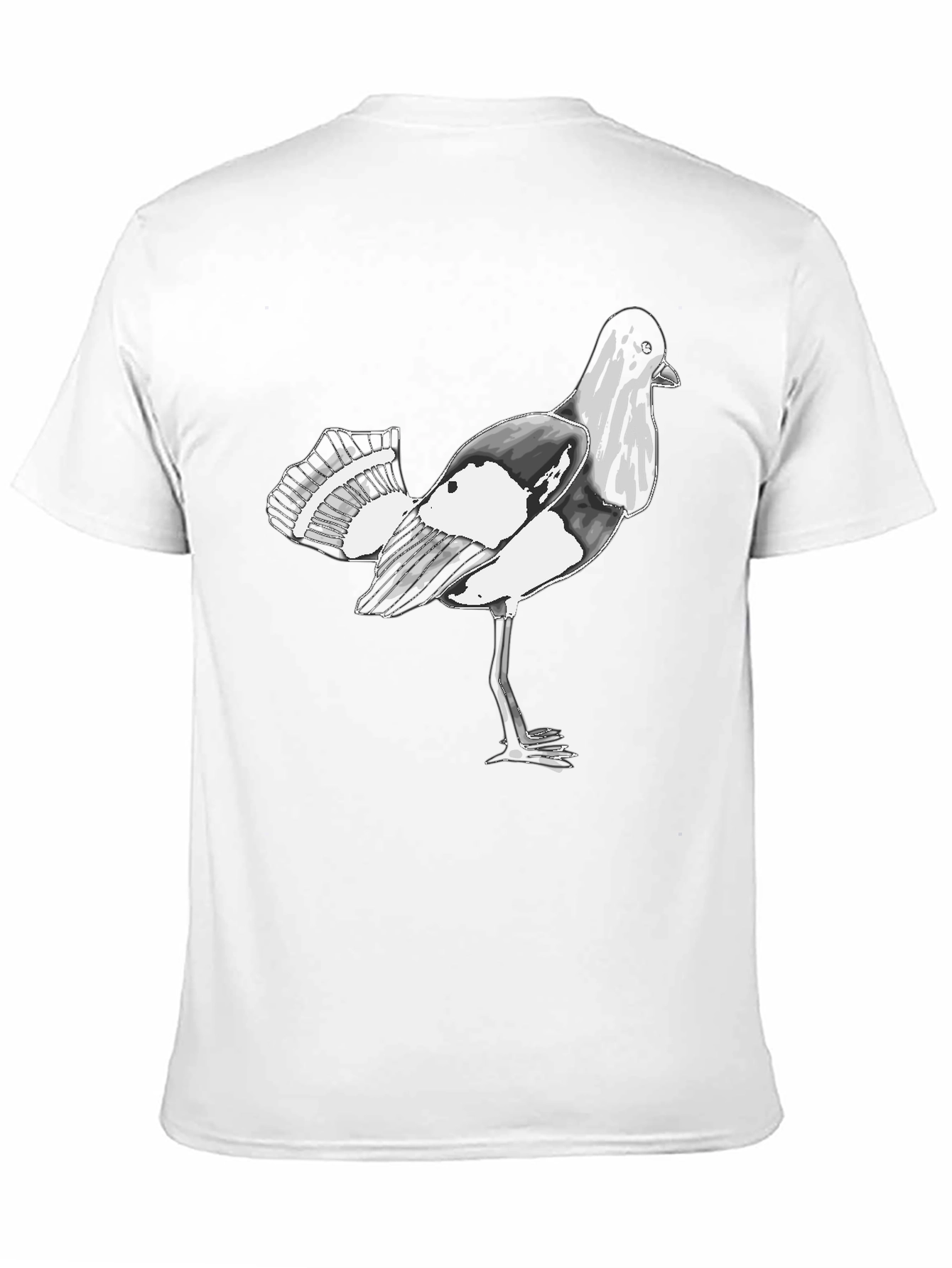 Bird Graphic Black T-Shirt