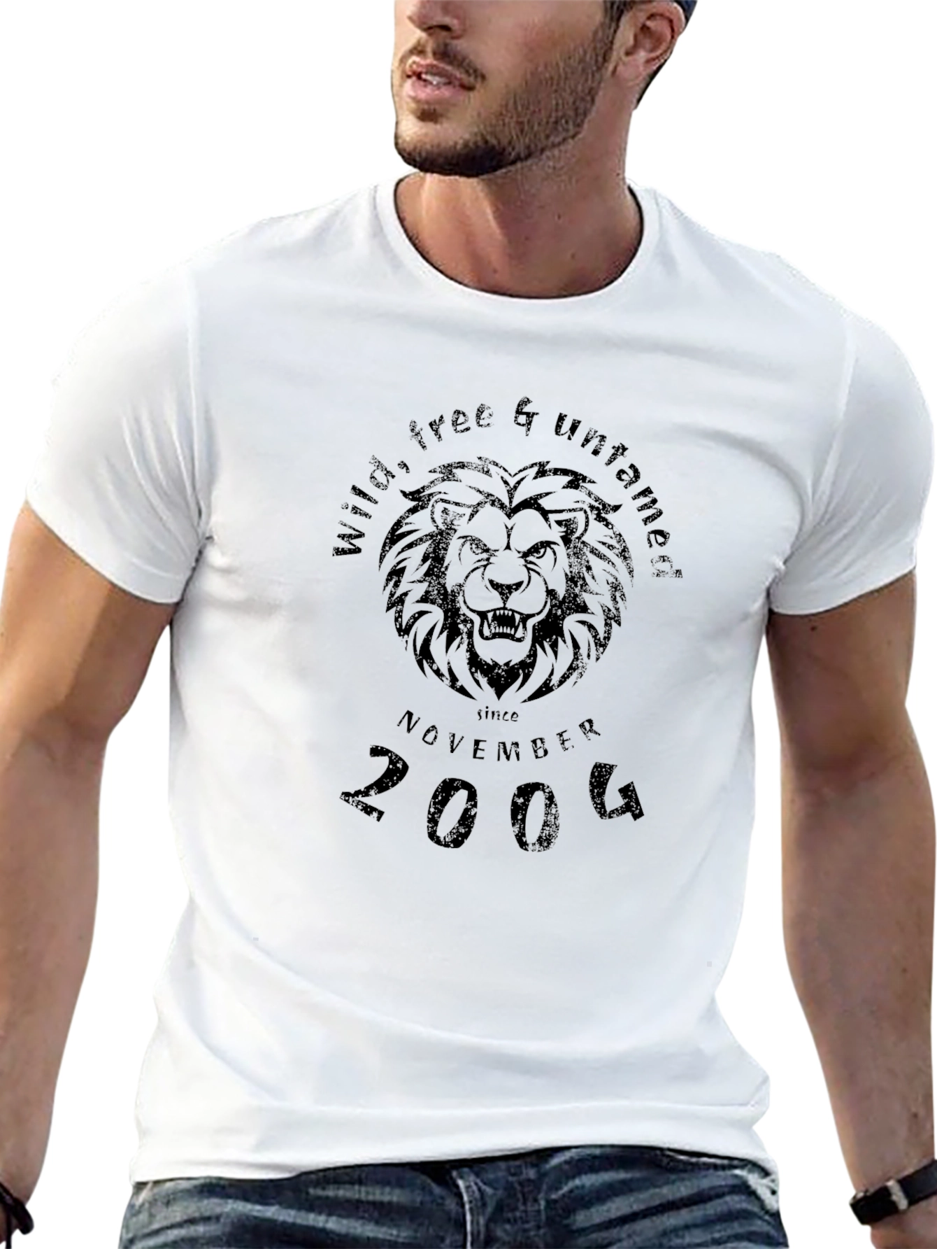 Wild Free & Untamed Lion Graphic Tee