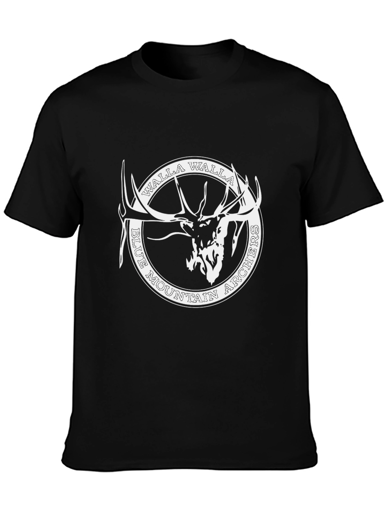 Walla Walla Blue Mountain Archers Black T-Shirt