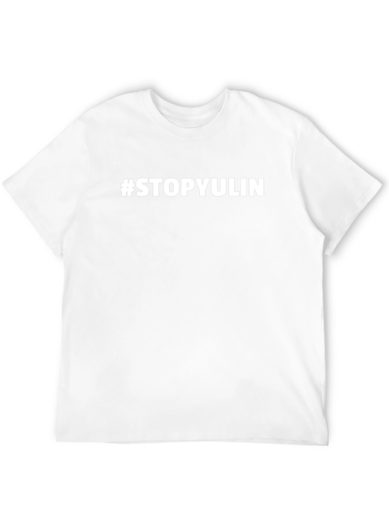 #STOPYULIN Black Graphic Tee - Mens Activism T-Shirt