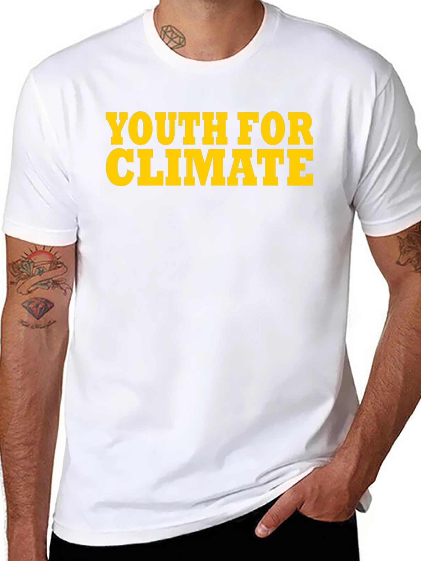 Youth for Climate Black T-Shirt