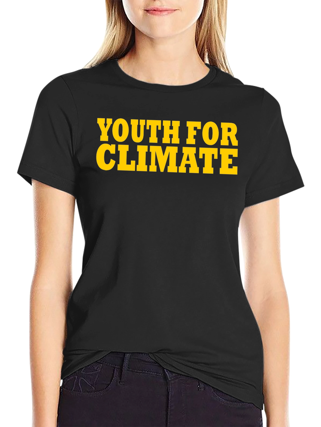 Youth for Climate Black T-Shirt