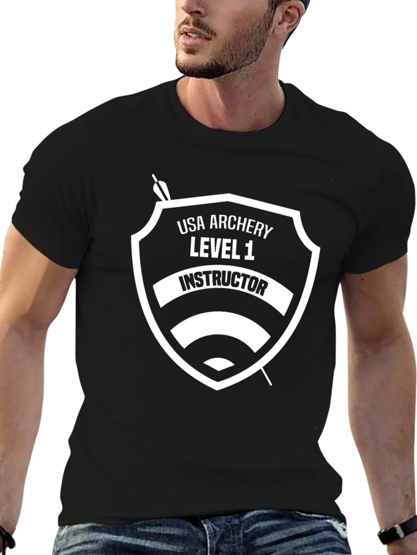 USA Archery Level 1 Instructor T-Shirt - Black