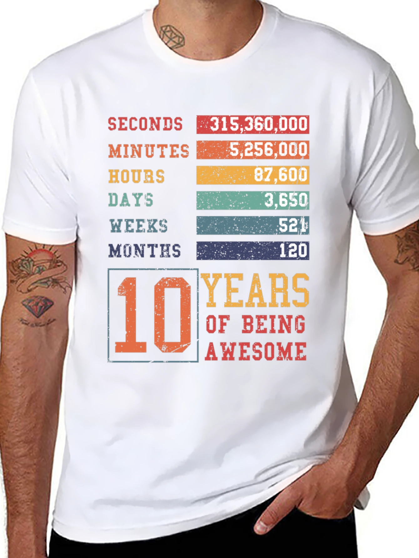 10 Years of Being Awesome T-Shirt