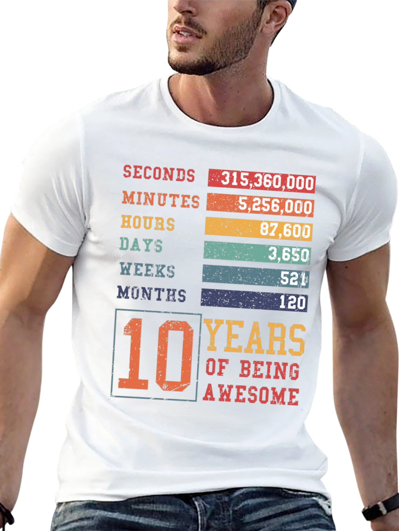 10 Years of Being Awesome T-Shirt