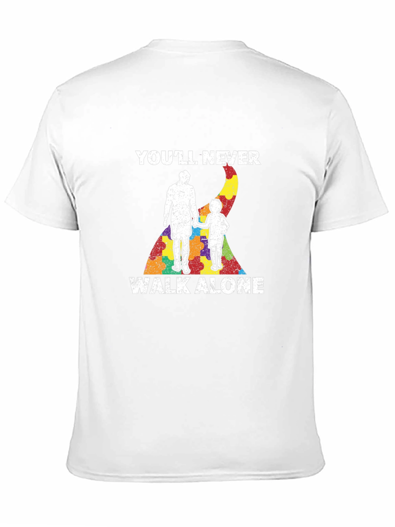 Autism Awareness T-Shirt - Youll Never Walk Alone