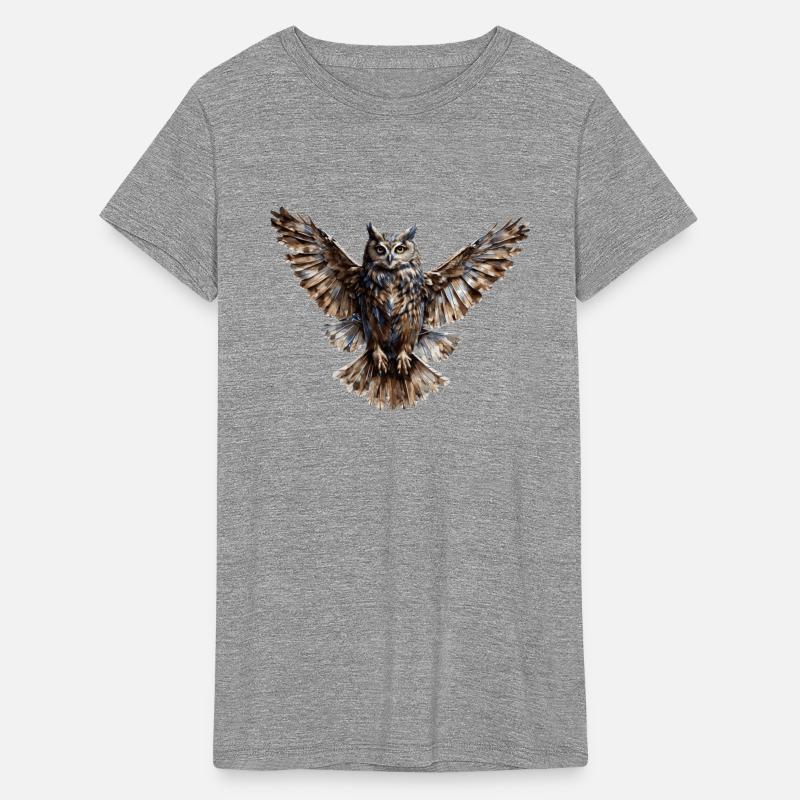 A beautiful flying Owl.