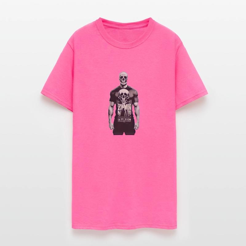 a person held by a skeleton