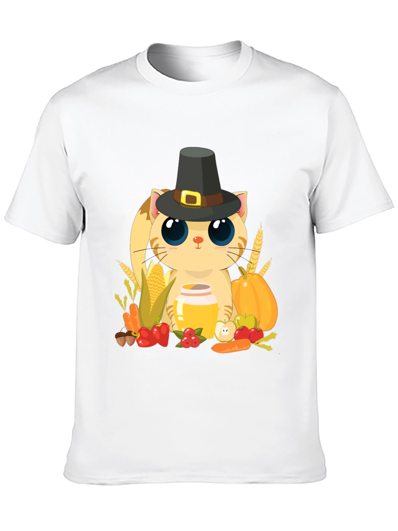 Thanksgiving Cat T-Shirt