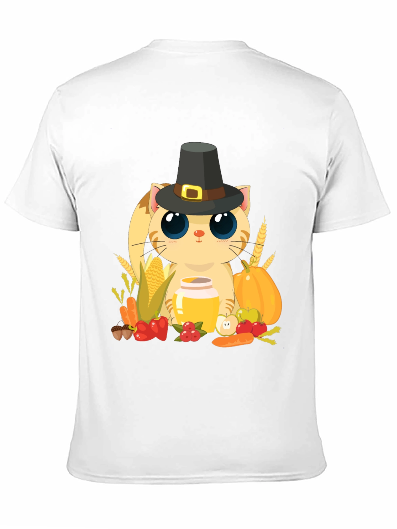 Thanksgiving Cat T-Shirt