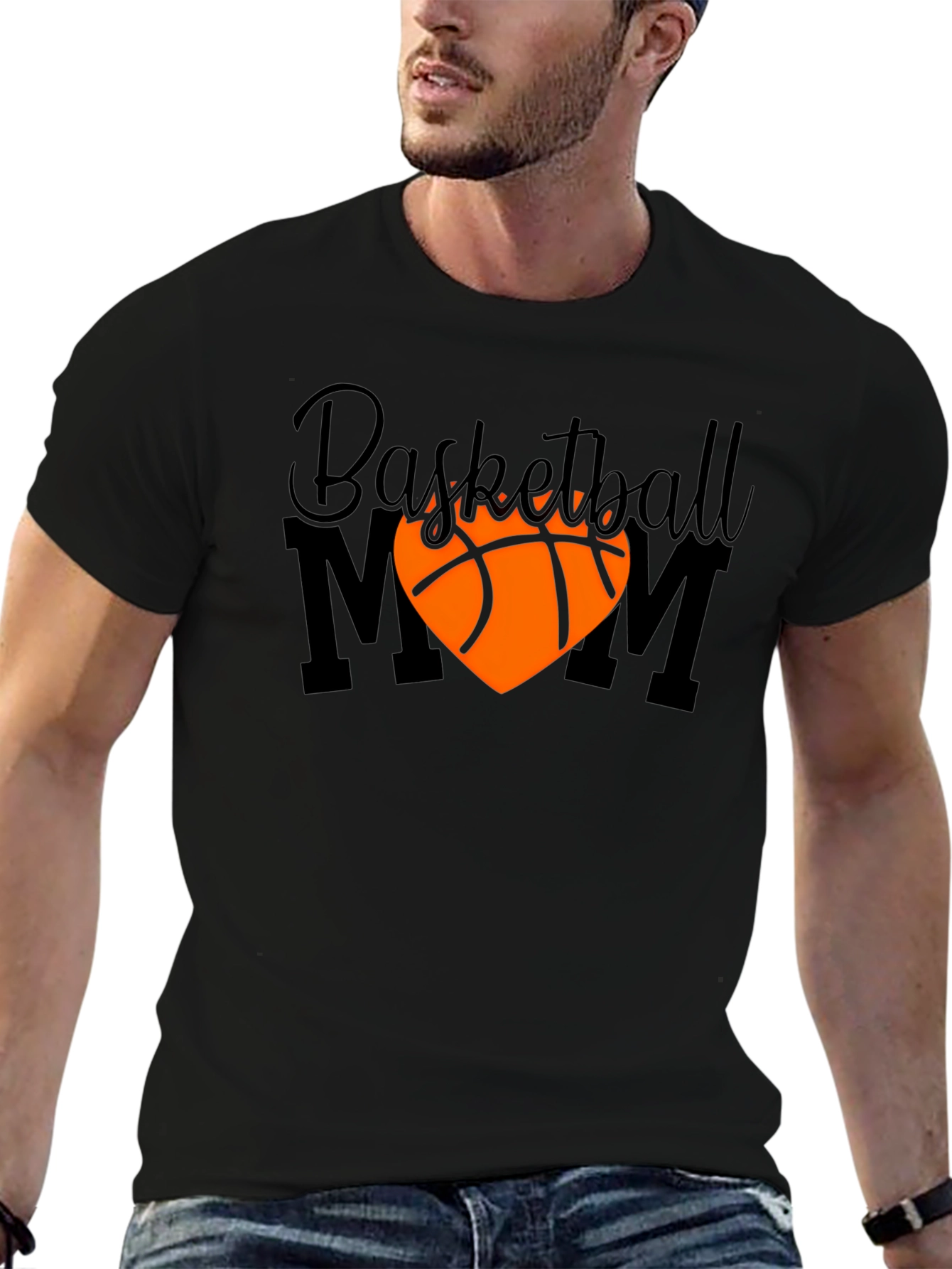 Basketball Mom Graphic T-Shirt