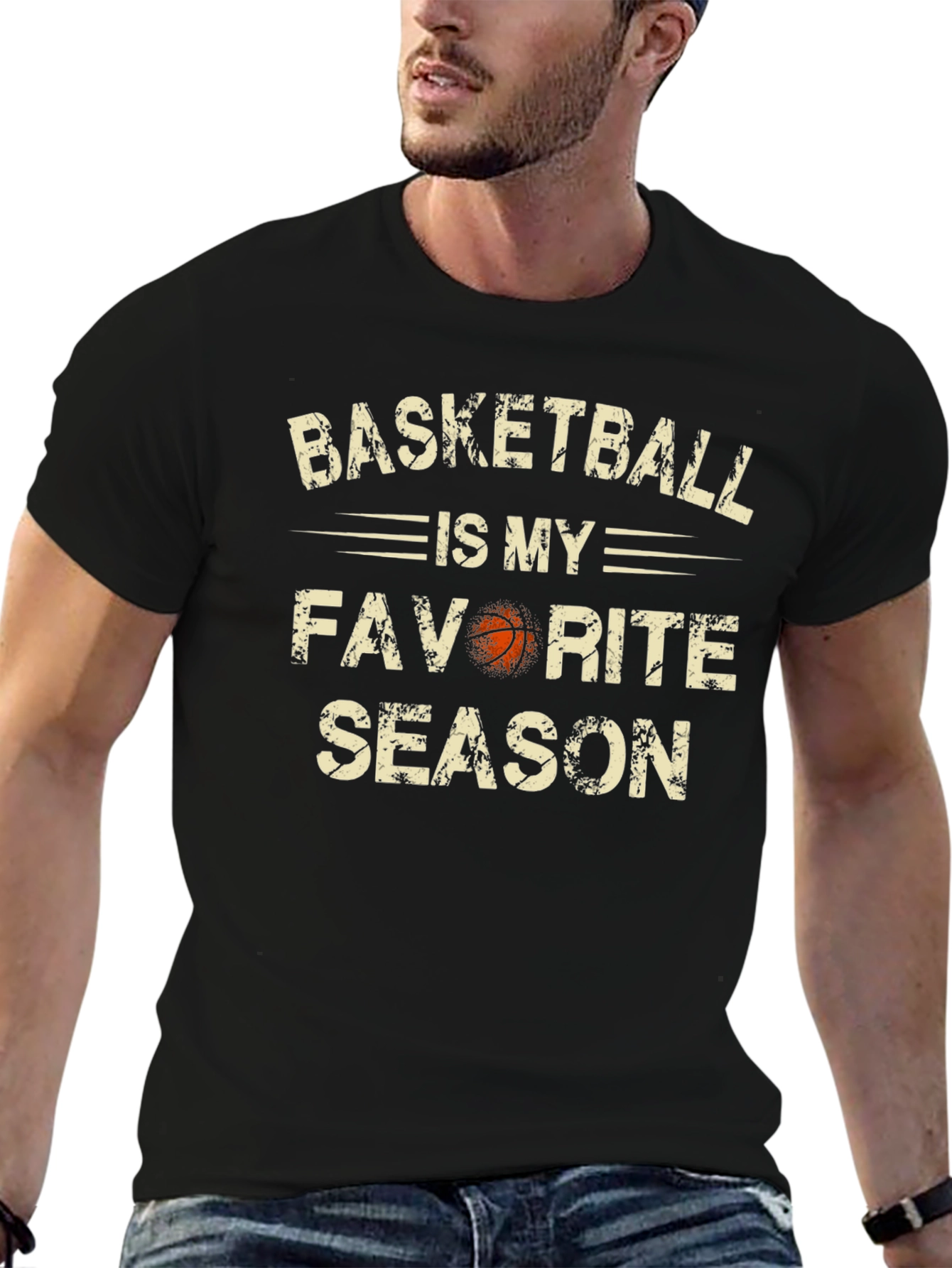 Basketball Is My Favorite Season Graphic T-Shirt