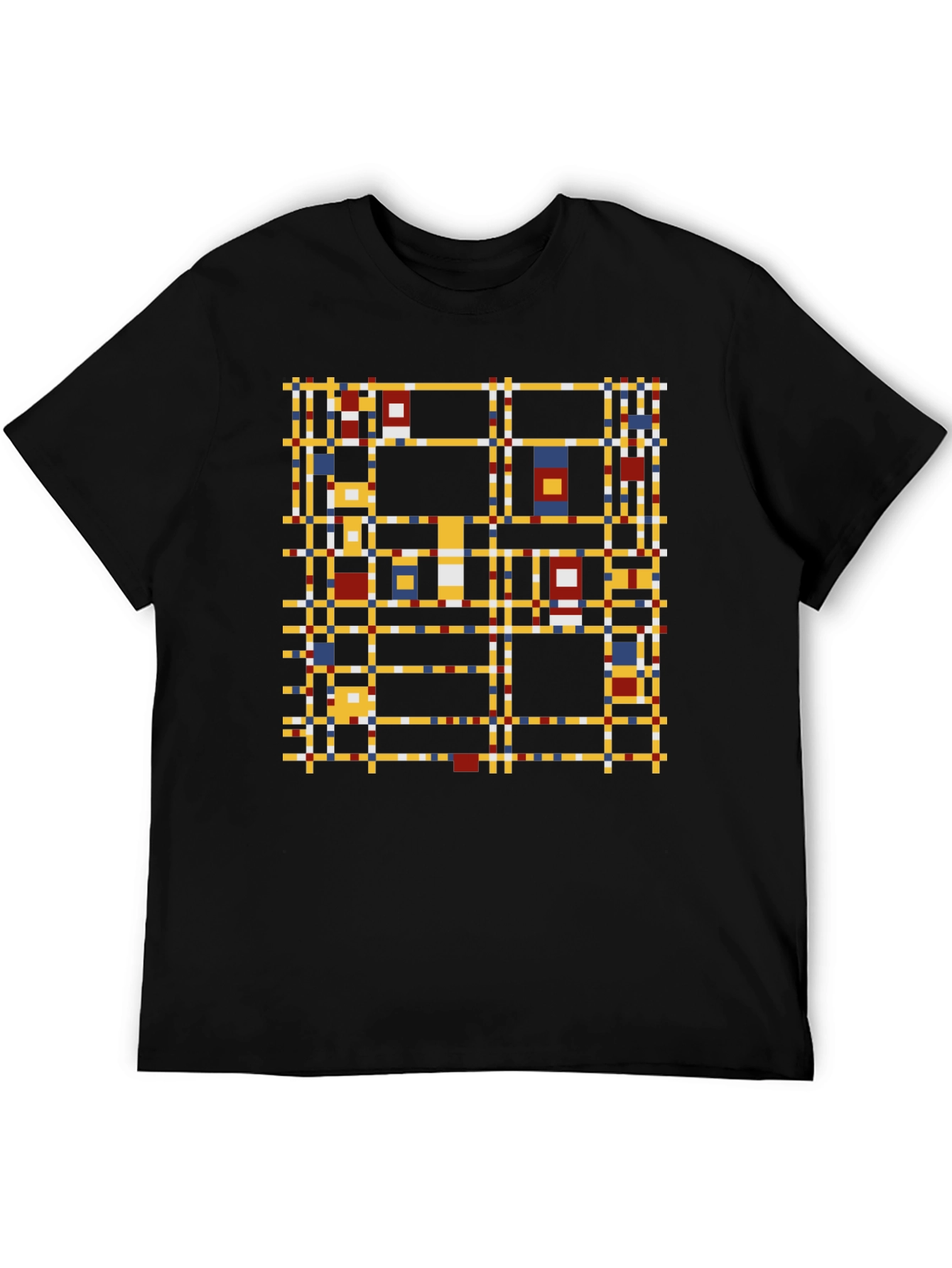 Abstract Pixel Art Graphic T-Shirt