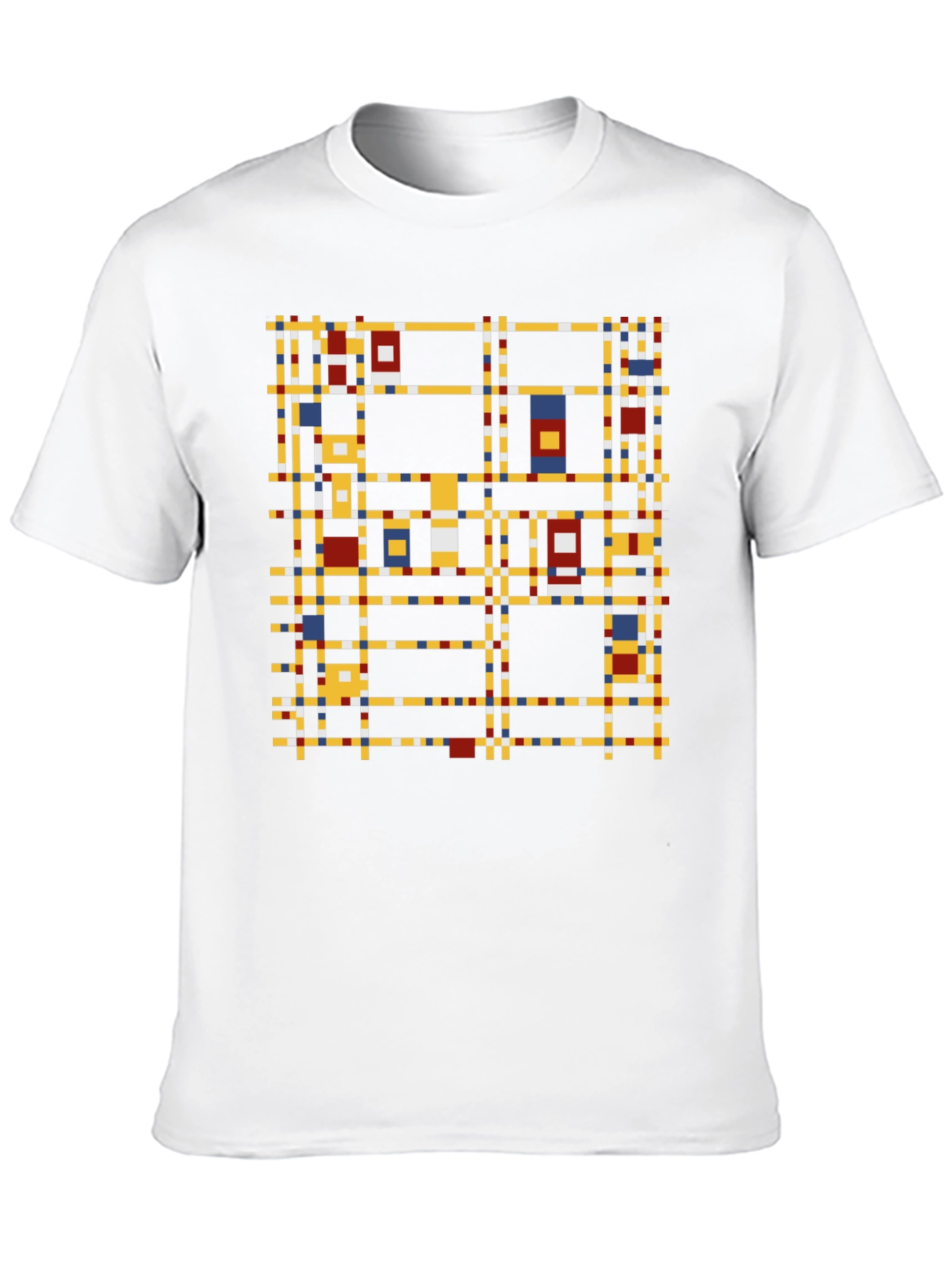 Abstract Pixel Art Graphic T-Shirt