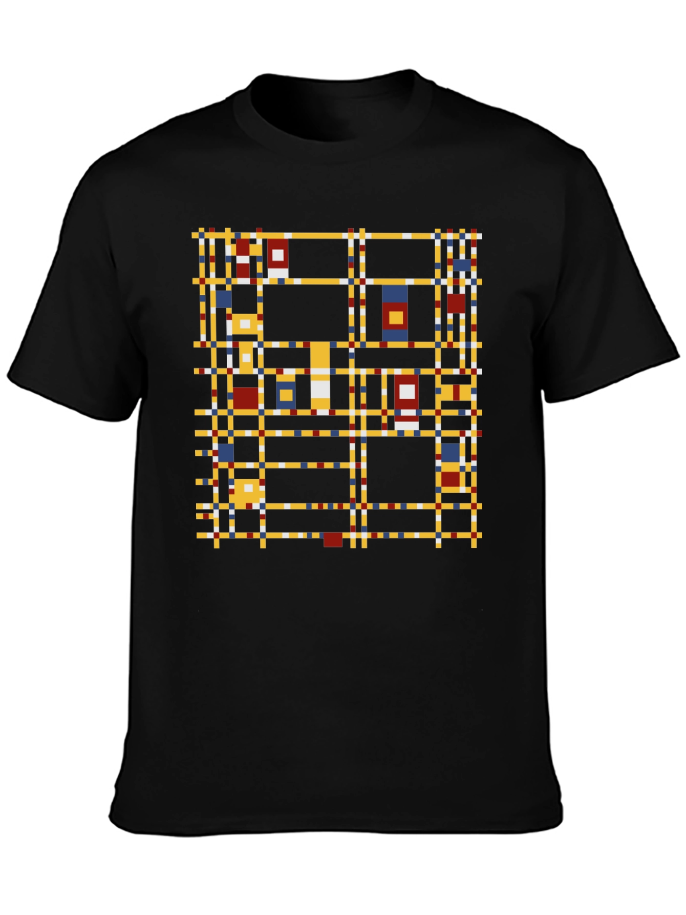 Abstract Pixel Art Graphic T-Shirt