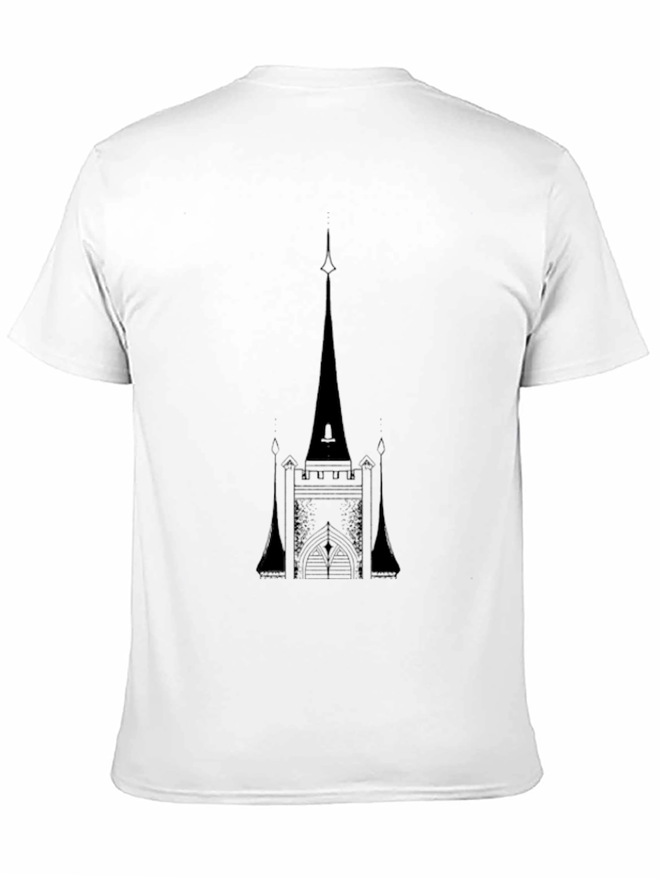 Black Church Tower Graphic Tee