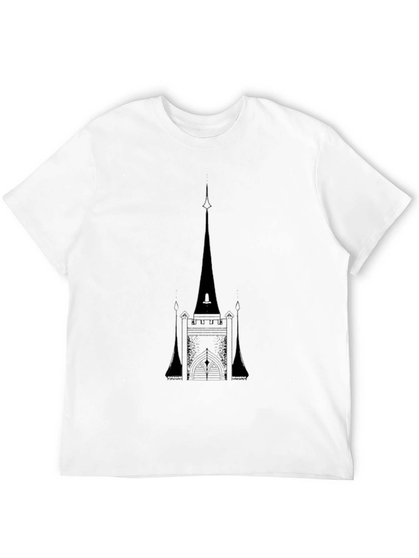 Black Church Tower Graphic Tee