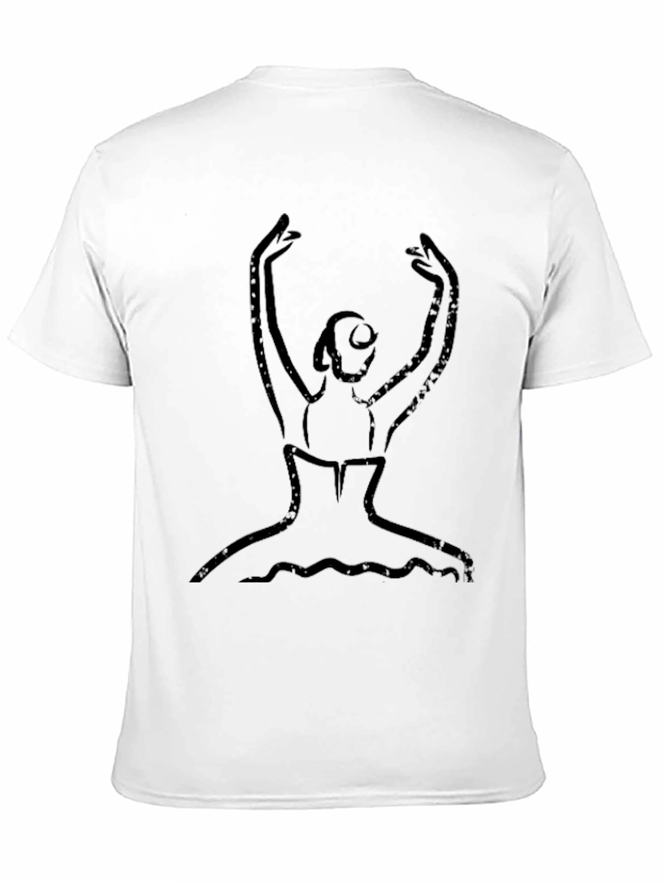 Ballerina Sketch Tee - Artistic Graphic T-Shirt