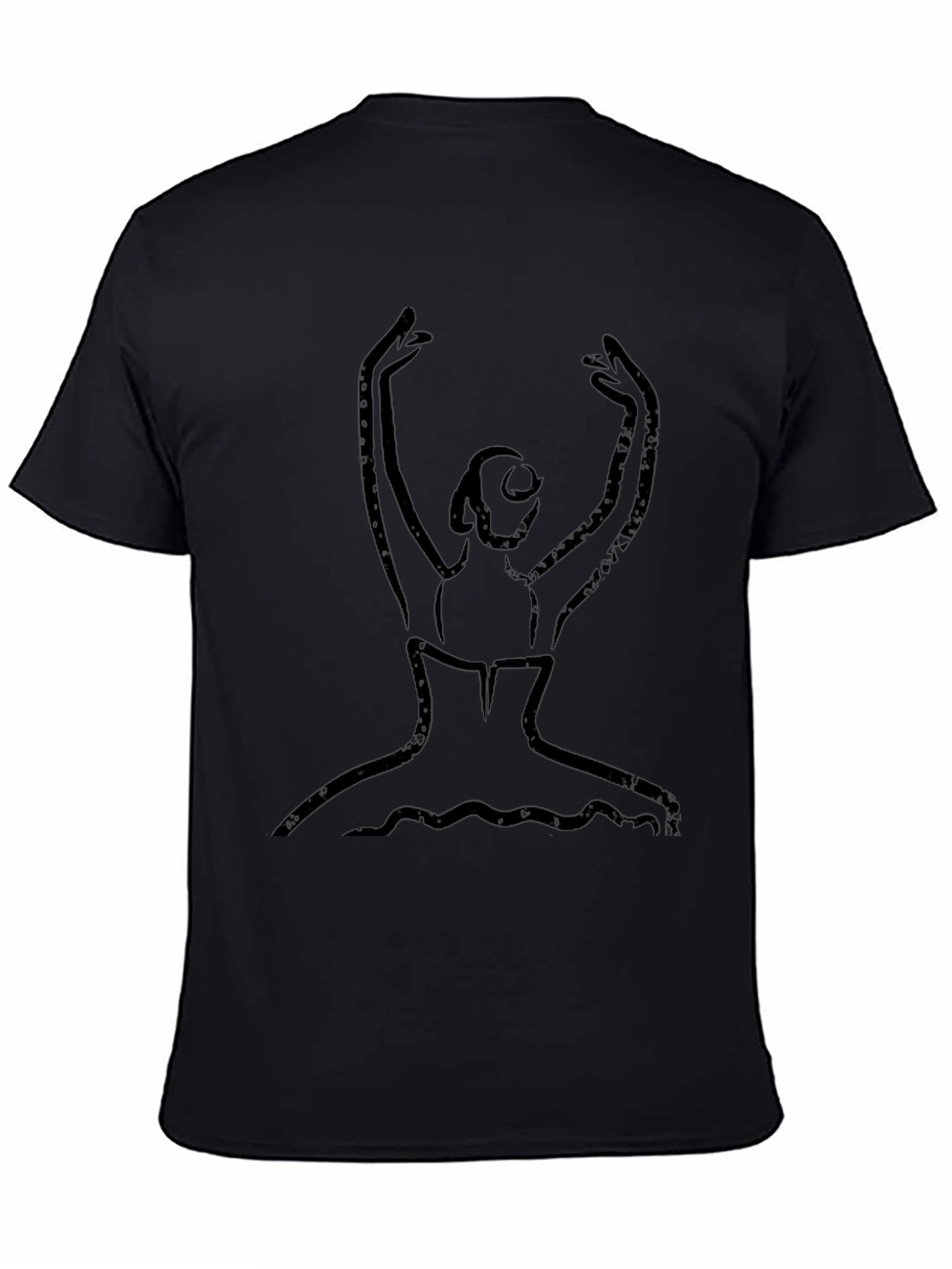 Ballerina Sketch Tee - Artistic Graphic T-Shirt