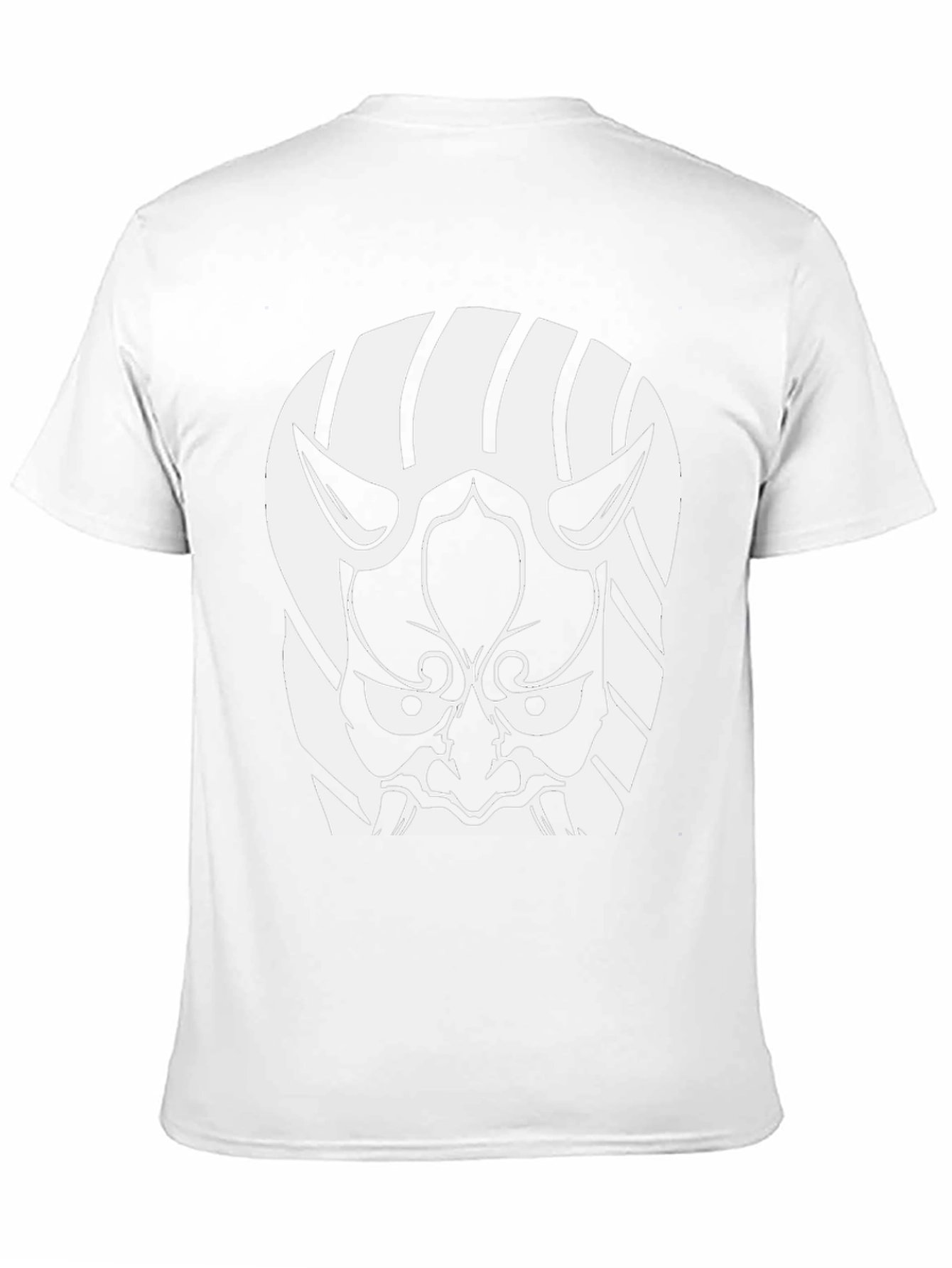 Black Oni Mask T-Shirt - Japanese Demon Graphic Tee