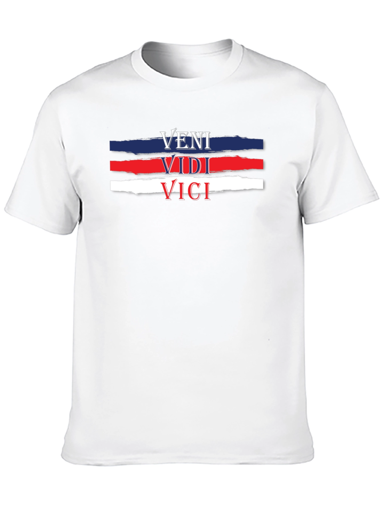 Veni Vidi Vici T-Shirt - Black Cotton Tee