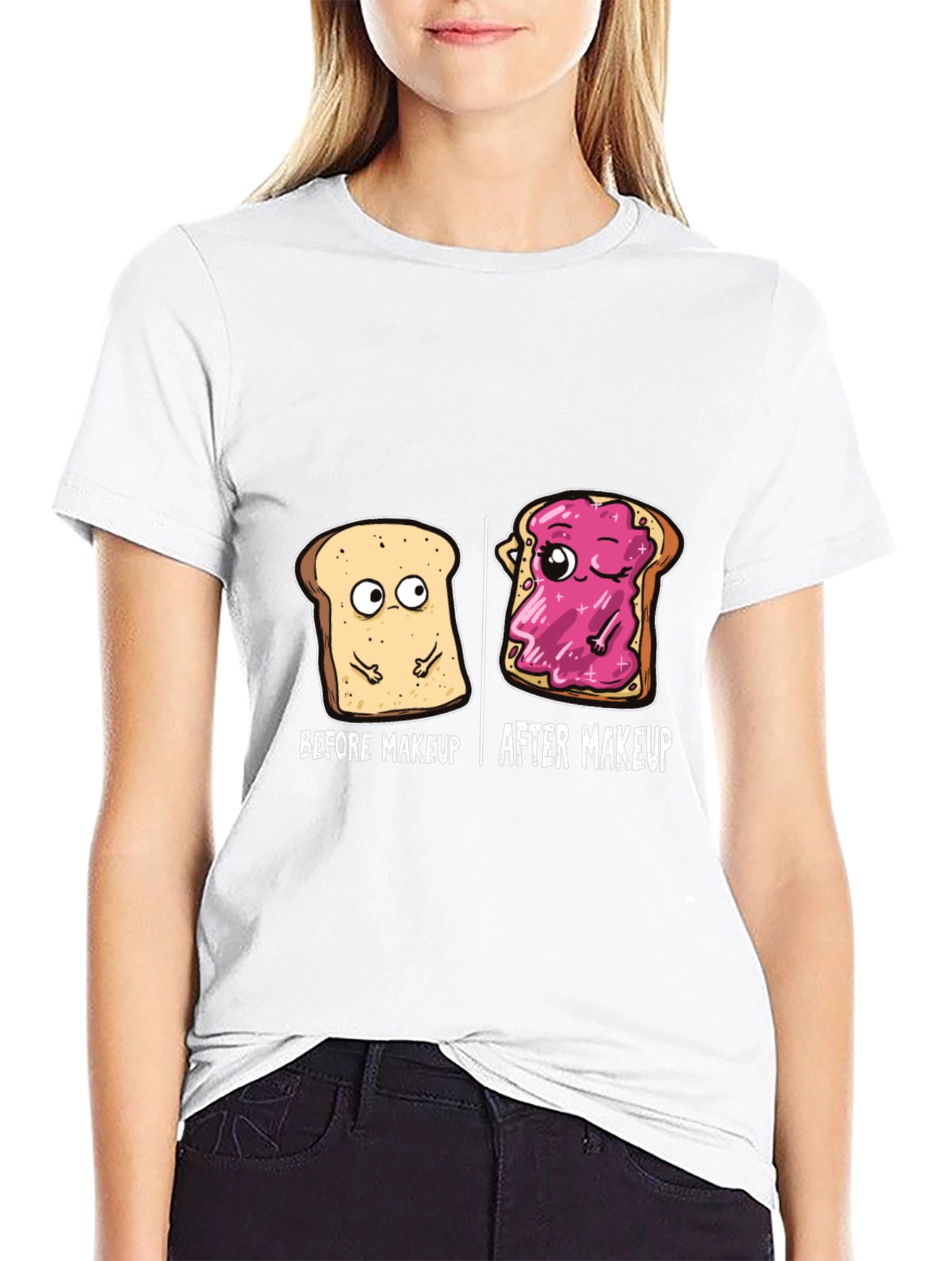 Before and After Makeup T-Shirt