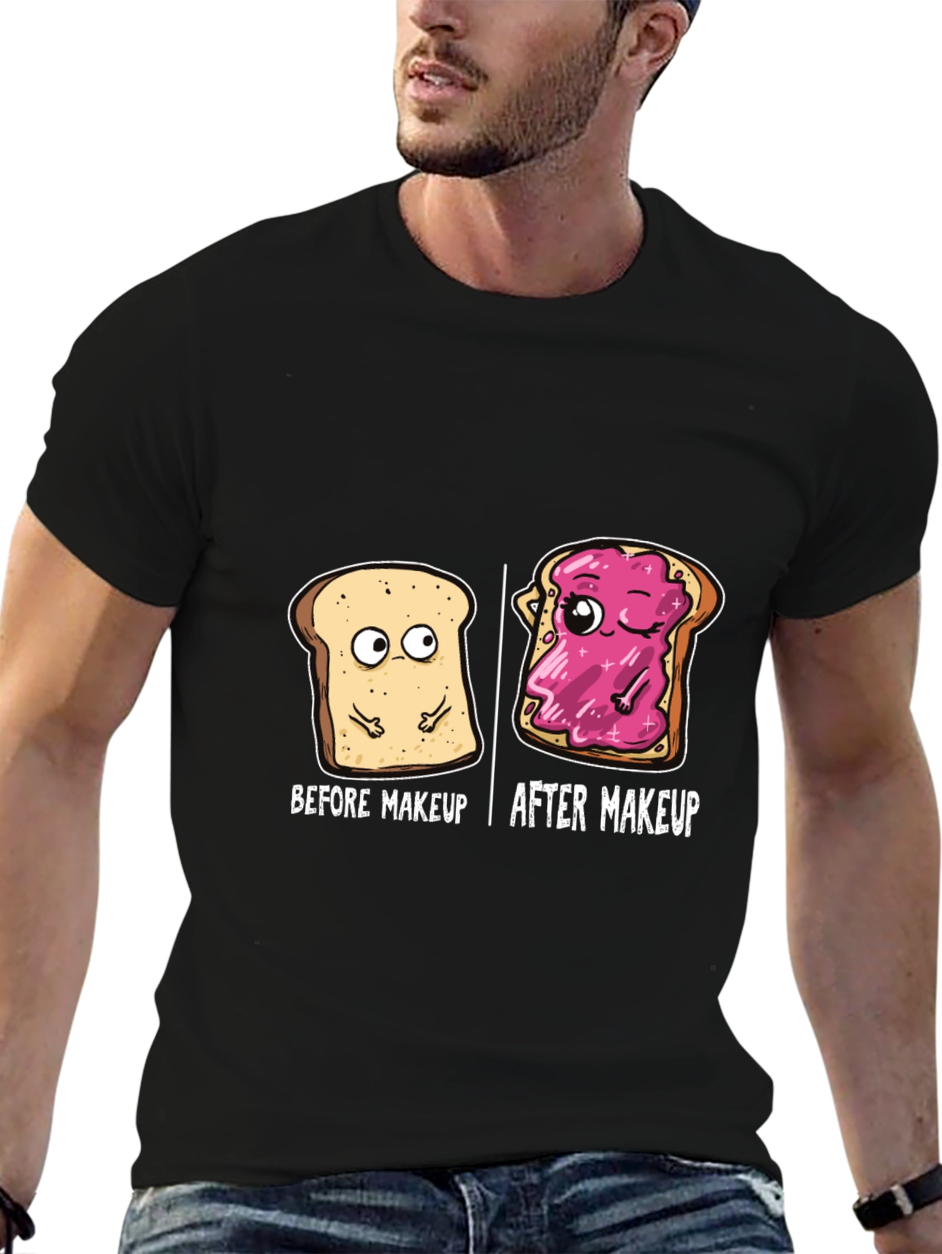 Before and After Makeup T-Shirt