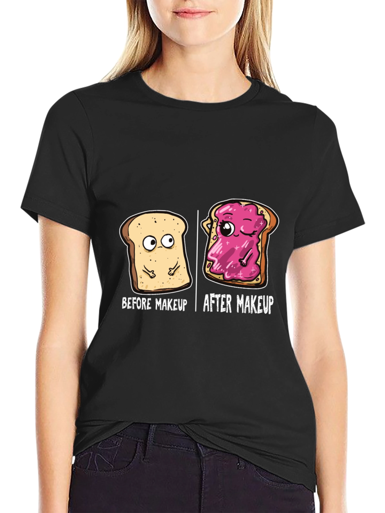 Before and After Makeup T-Shirt
