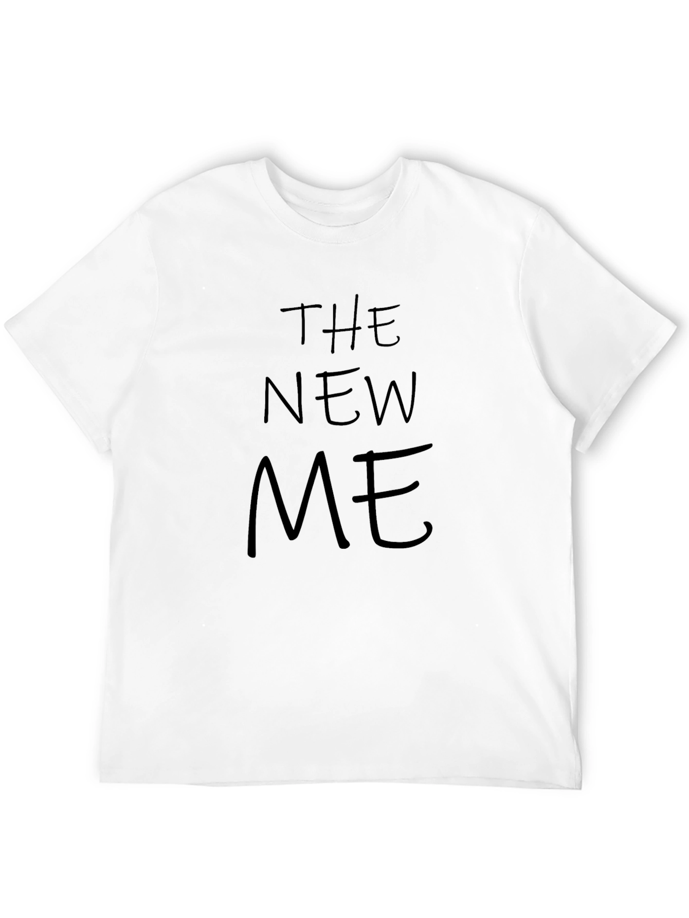 The New Me Black Crewneck T-Shirt