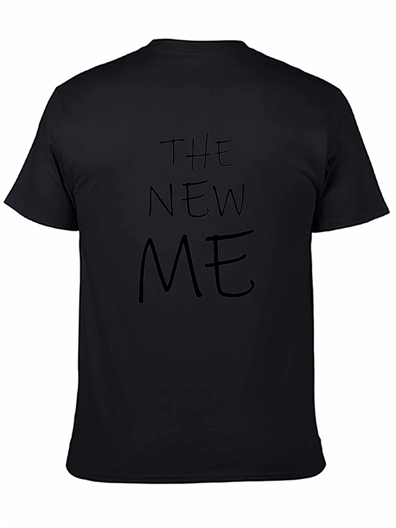 The New Me Black Crewneck T-Shirt