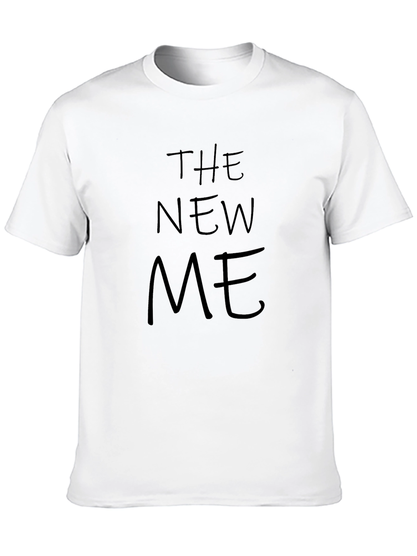 The New Me Black Crewneck T-Shirt