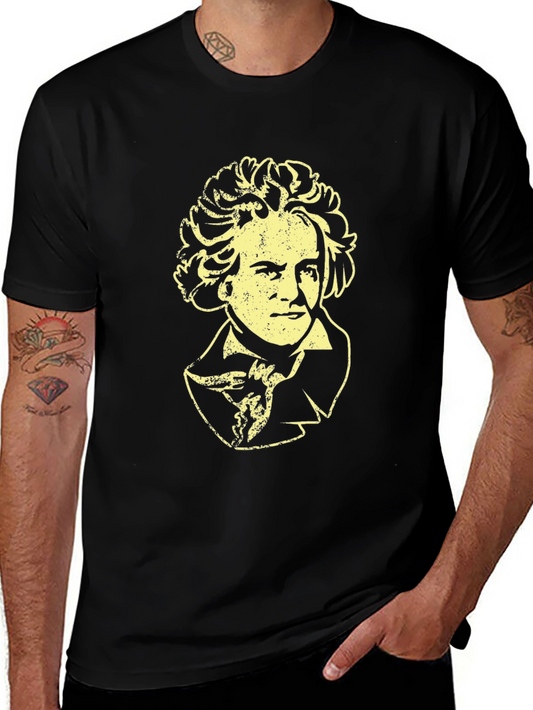 Beethoven Graphic Tee - Classic Composer T-Shirt