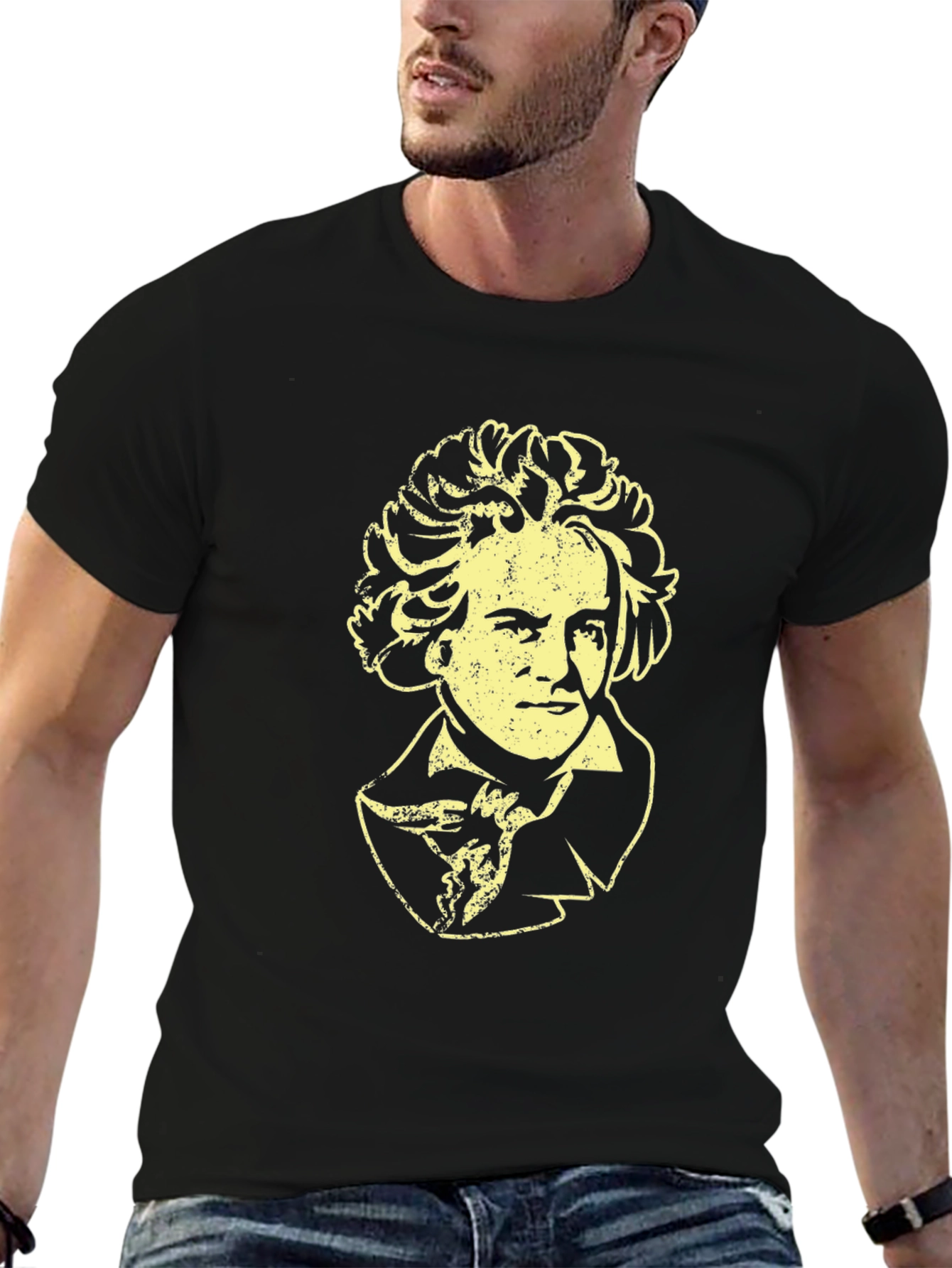 Beethoven Graphic Tee - Classic Composer T-Shirt