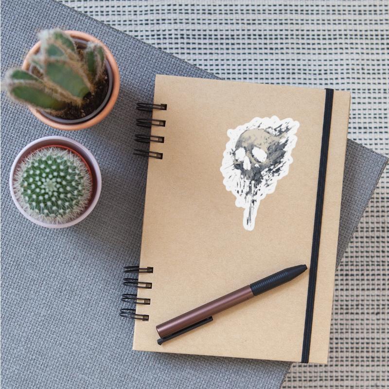 Abstract Skull Blast – Street Art Vibe