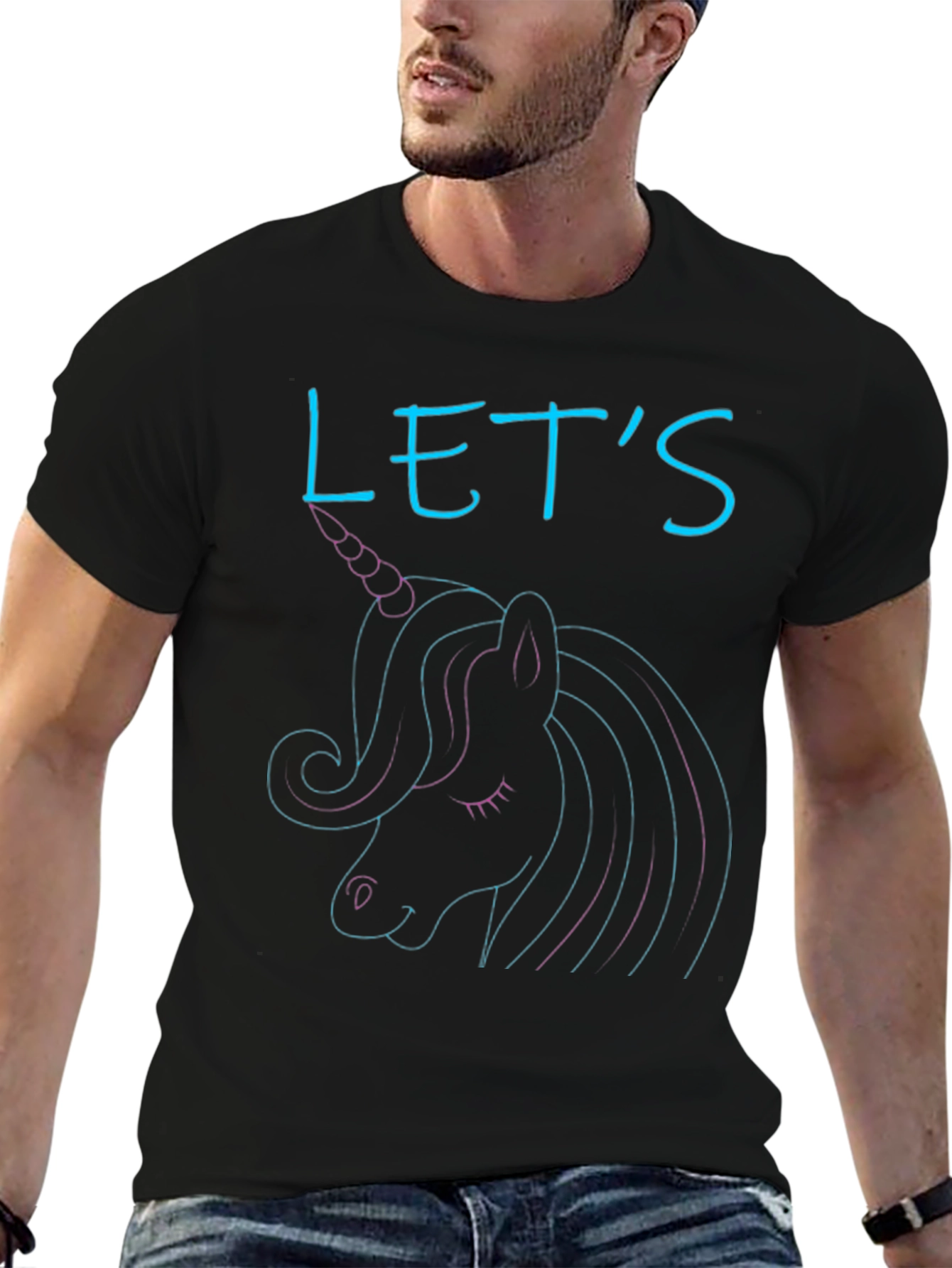 Unicorn Graphic Tee - Lets
