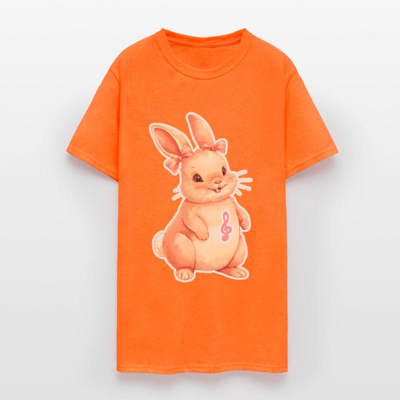 Adorable Bunny with Musical Note