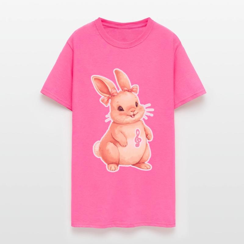 Adorable Bunny with Musical Note