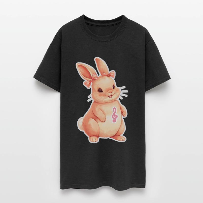 Adorable Bunny with Musical Note