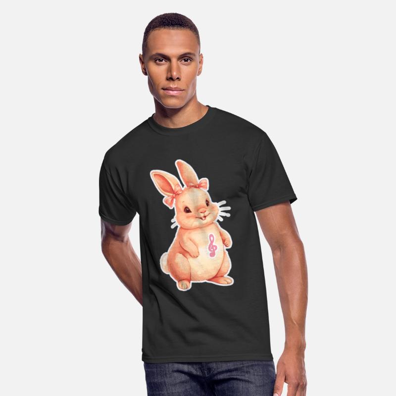 Adorable Bunny with Musical Note