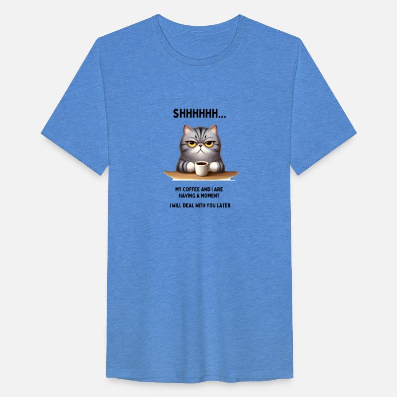 Adorable & Relatable Morning Mood Cat Tee
