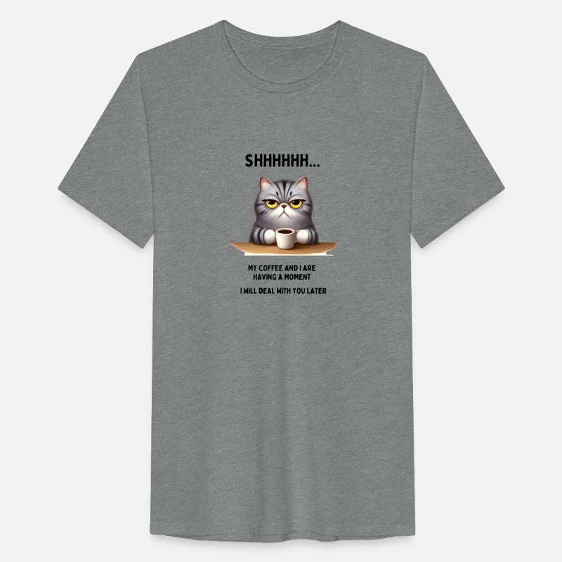Adorable & Relatable Morning Mood Cat Tee
