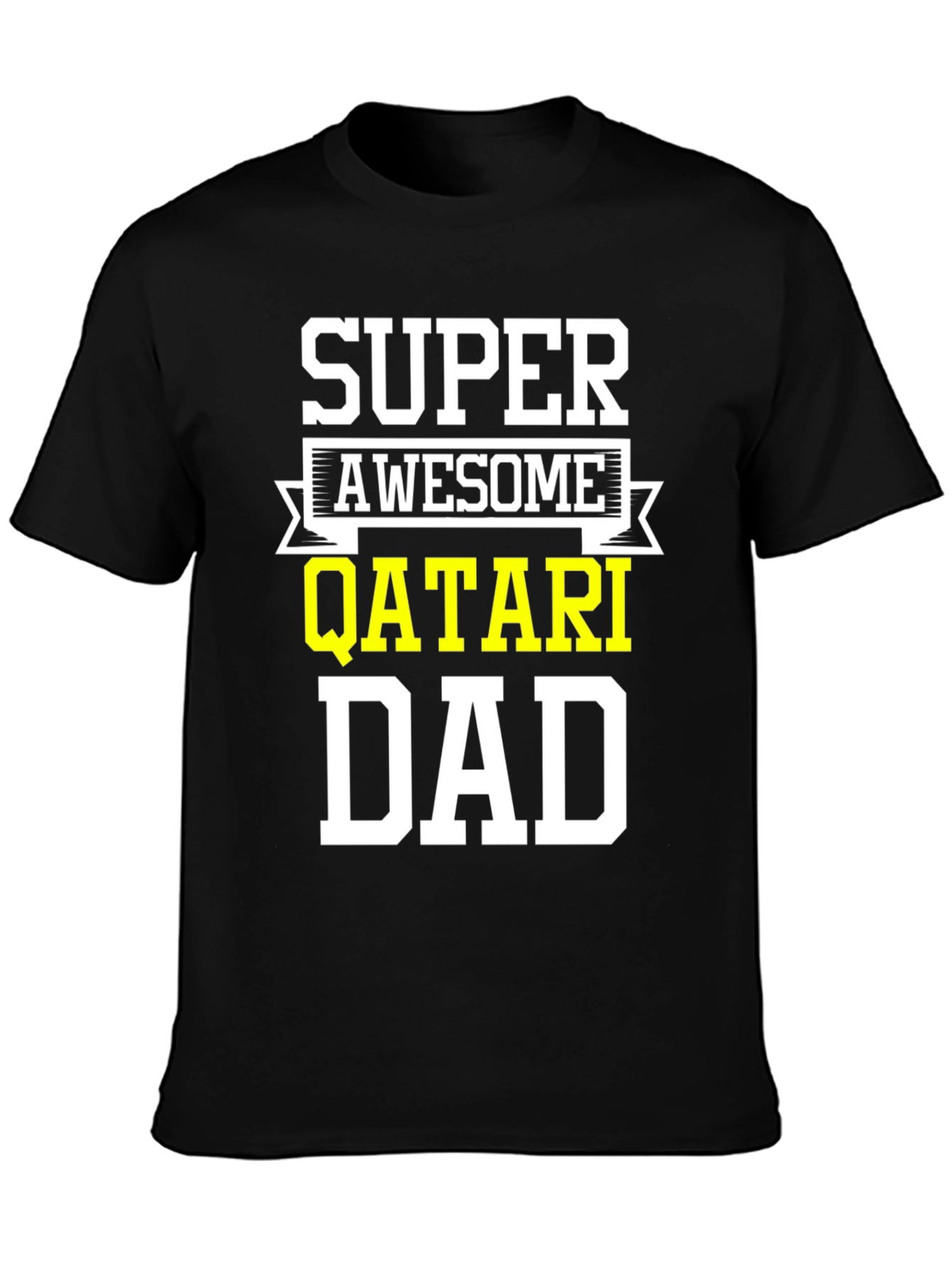 Super Awesome Qatari Dad T-Shirt
