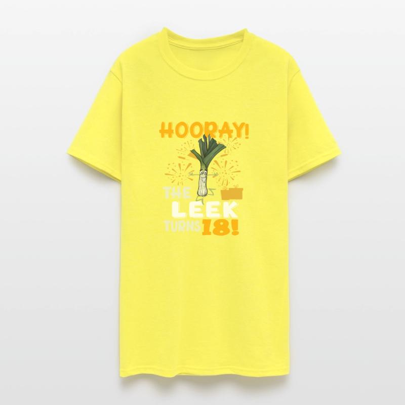 Adult 18th Bday Hooray The Leek Turns 18 Years Old