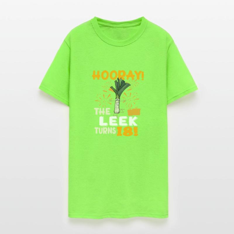 Adult 18th Bday Hooray The Leek Turns 18 Years Old
