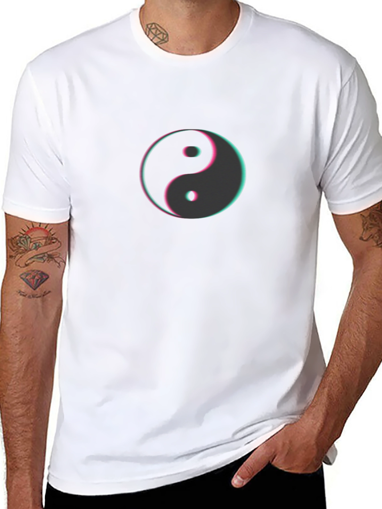Yin Yang Graphic Tee - Stylish Comfort
