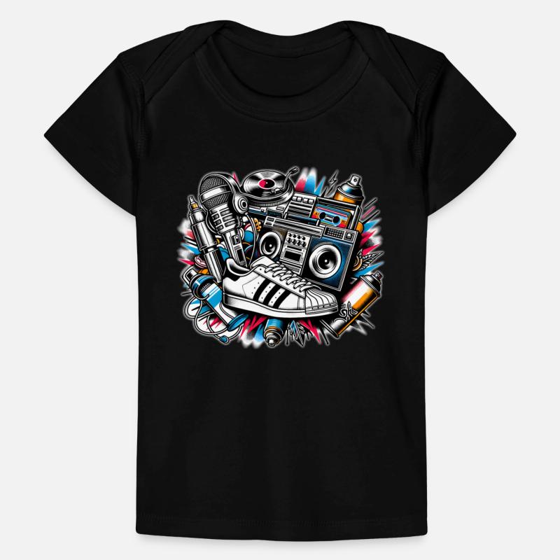 AI 1980s Hip Hop Collage