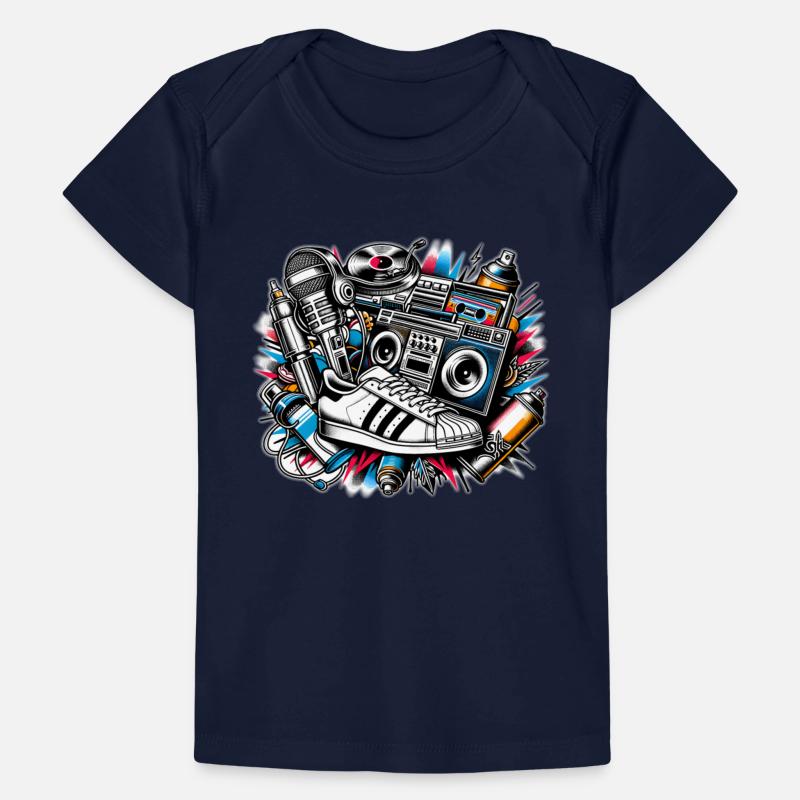 AI 1980s Hip Hop Collage