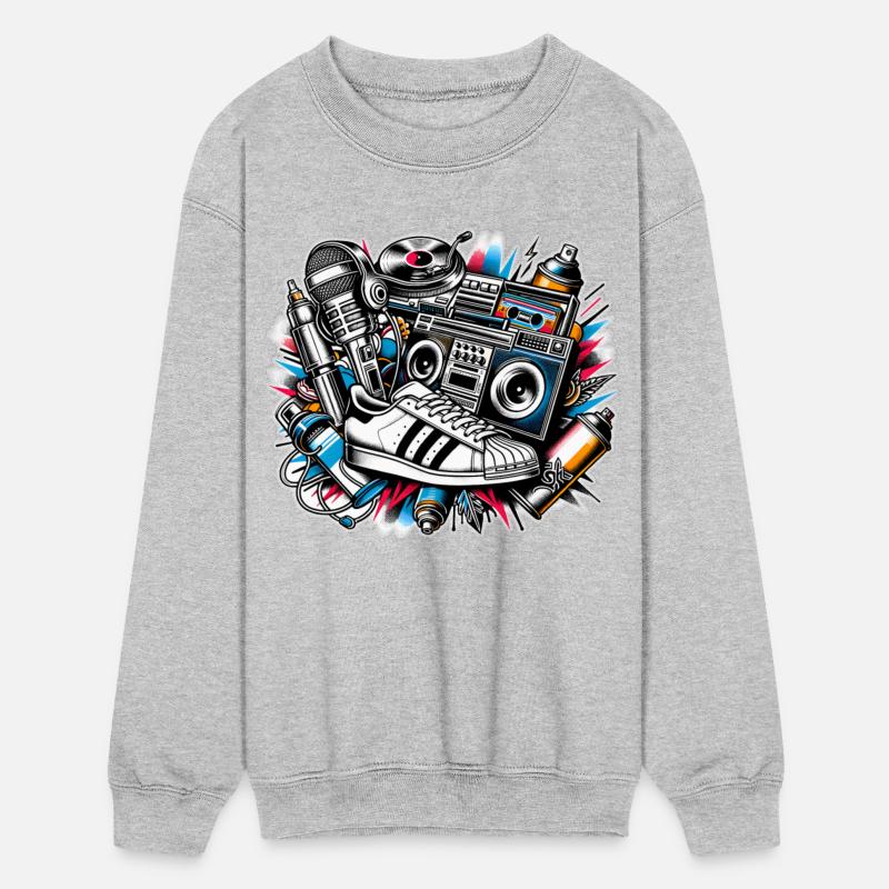 AI 1980s Hip Hop Collage