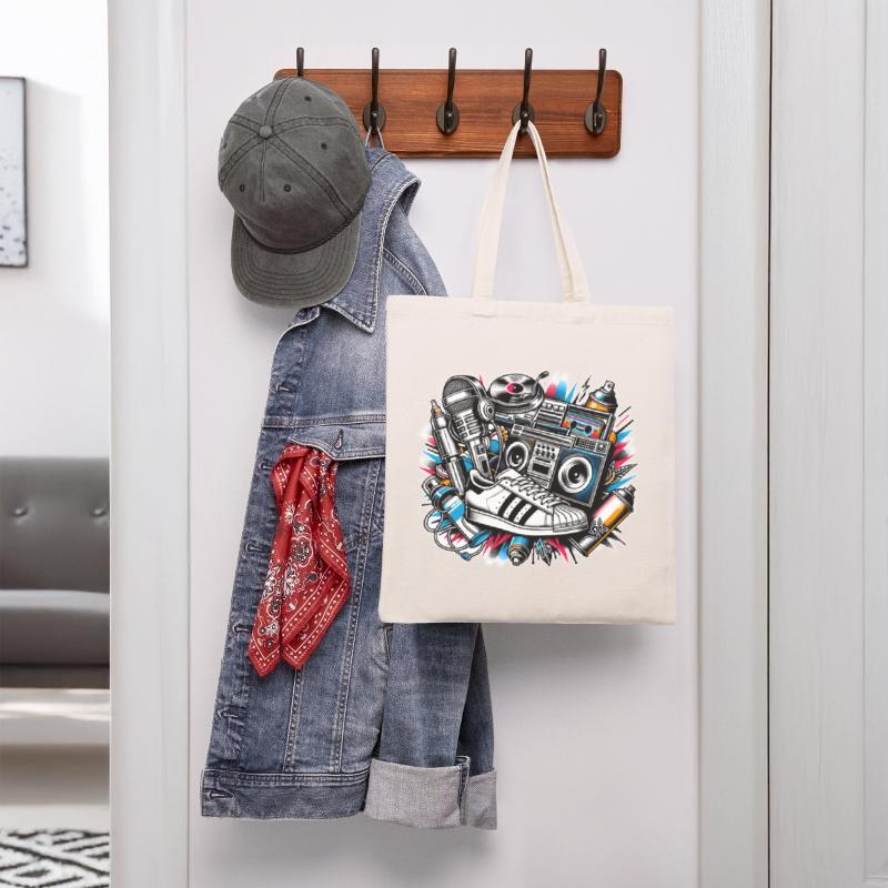 AI 1980s Hip Hop Collage